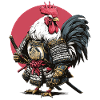 Armure samouraï coq