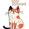 Keep Stimming Cute Cat