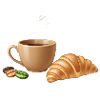 Coffee Croissant Moment
