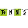 Tennis Essential Element Funny Chemistry