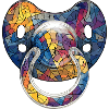 Bunter Schnuller - Mosaik Babywelt