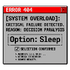 System Error Need Sleep