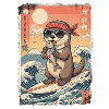Kawaii Surf Otter