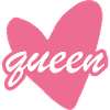 Queen Heart Script Herz Girl