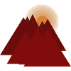 Red Mountains at Sunrise