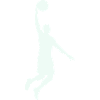 Dunning Basketball Silhouette