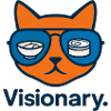 Visionary Sushi Cat in Glasses