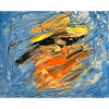 Tourbillon bleu orange