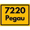 OLD POSTCODE 7220 PEGAU HEIMATSTOLZ SAXONY