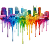Nashville Tennessee Dripping Art