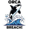Schwertwal-Durchbruch-Seeorca