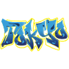 Cool Graffiti Tokyo Blue