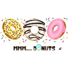 Glazed Donuts with Sprinkles Illustration