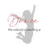 Dancing Women Silhouette with Inscription