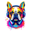Casques Frenchie Bulldog français