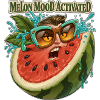 Melon Mood Activated Funny Watermelon Face