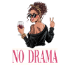 Imprimé style diva sans drame