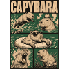 Comic Capybara Action Style