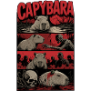 Zombie Capybara Horror Art