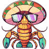 Lobster Crab Funny Sombrero