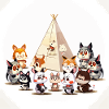 Animal Campfire Round