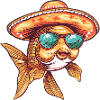 Sombrero comique Poisson Rouge