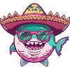 Piranha Fish Sombrero