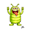 Monster neon bristle file