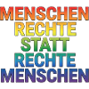 Menschenrechte Spruch für Aktivisten & Demos