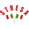 Stresa with Crossed Italian Flags 