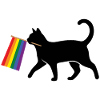 Pride Month LGBT -  Ally Cat