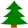 Weihnachtsbaum Silhouette