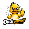 Cheeky duck with attitude