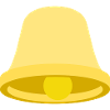 Yellow Bell Icon – Minimal