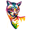 Neon Cat