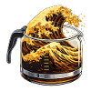 Coffee Lover Wave Kanagawa Funny