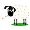 Daisy Parade Sheep Cartoon