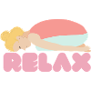 Pastel Sleep Relax Illustration