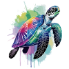 Sea turtle, turtle, water turtle