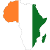 Côte d'Ivoire Flag Africa