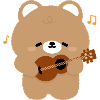 Bear Guitar Serenade