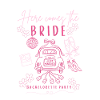 Brautparty Pink: Junggesellenabschied Braut Bride