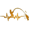 Angler Heartbeat ECG Fishing Pulse