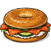 Bagel Pop Art Illustration