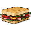 Savoury sandwich motif