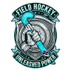Field Hockey Stick Unleashed Power Crest