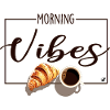 Cup of Coffee & Croissant