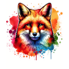 Red Fox Fox Motif