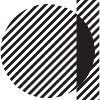 Diagonal Stripe Circle Abstract