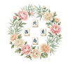 Floral Mahjong Lover Mahjong Player